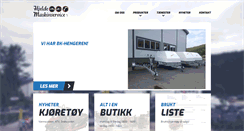 Desktop Screenshot of hjelde.as
